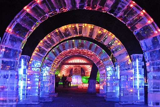 Ice Arches, Zhaolin Park, Harbin