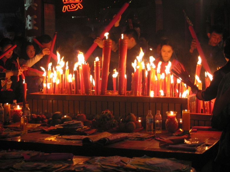 spring festival or Chinese new year, Meizhou, China, 2005 photo by Anthony Hartman