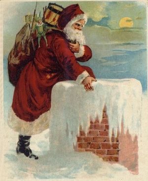 Santa-Coming-Down-the-Chimney