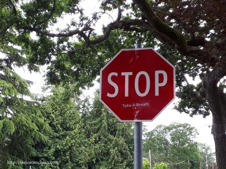 stop-sign-oak-bay-bc-take-a-breath