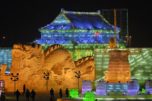 Dragon and Ice, Harbin Ice and Snow Festival 2007, R. Todd King Photo